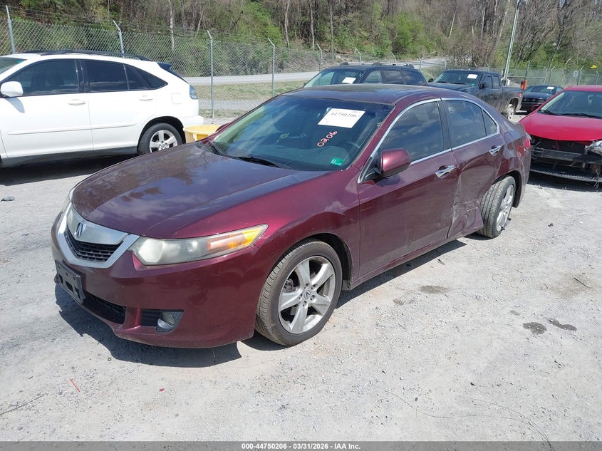 2010 Acura Tsx VIN JH4CU2F6XAC033157 IAAI salvage auction — LEFT SIDE, Clear (Virginia), sold $500 on 2026-07-07 (photo 2)