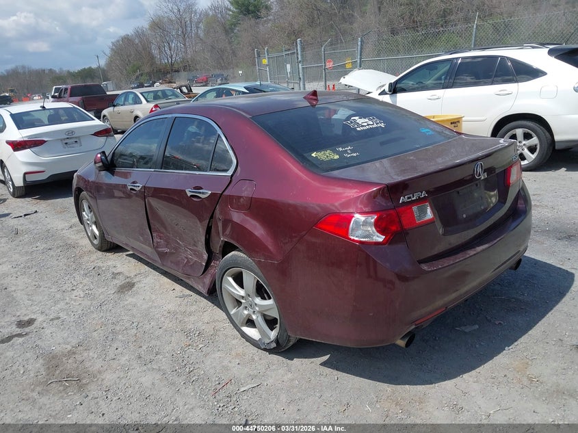 2010 Acura Tsx VIN JH4CU2F6XAC033157 IAAI salvage auction — LEFT SIDE, Clear (Virginia), sold $500 on 2026-07-07 (photo 3)