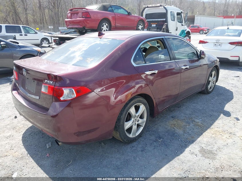 2010 Acura Tsx VIN JH4CU2F6XAC033157 IAAI salvage auction — LEFT SIDE, Clear (Virginia), sold $500 on 2026-07-07 (photo 4)