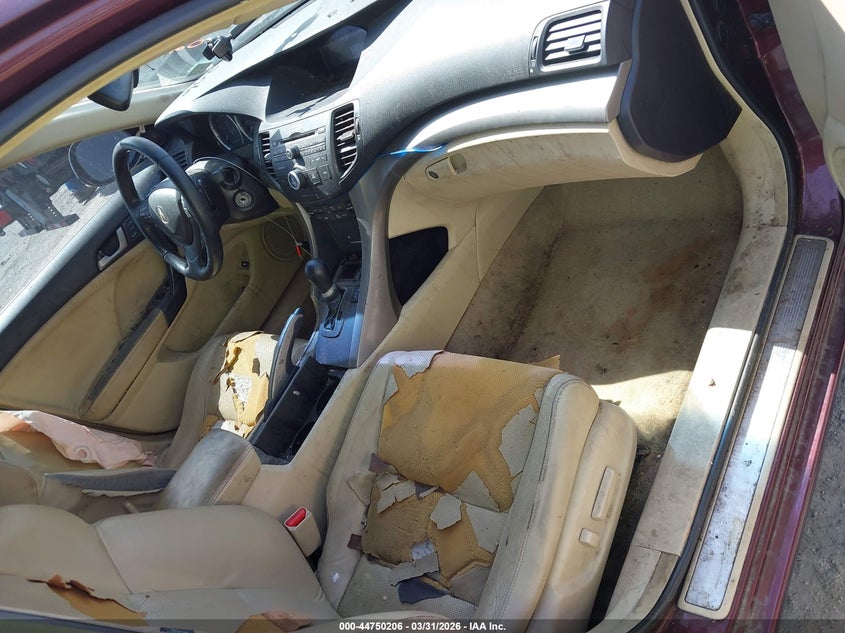 2010 Acura Tsx VIN JH4CU2F6XAC033157 IAAI salvage auction — LEFT SIDE, Clear (Virginia), sold $500 on 2026-07-07 (photo 5)