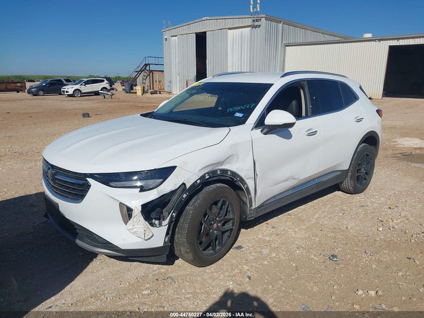 2023 Buick Envision VIN LRBFZNR47PD084371 IAAI salvage auction — SIDE, Salvage (Texas), sold $2,750 on 2026-07-31 (photo 2)