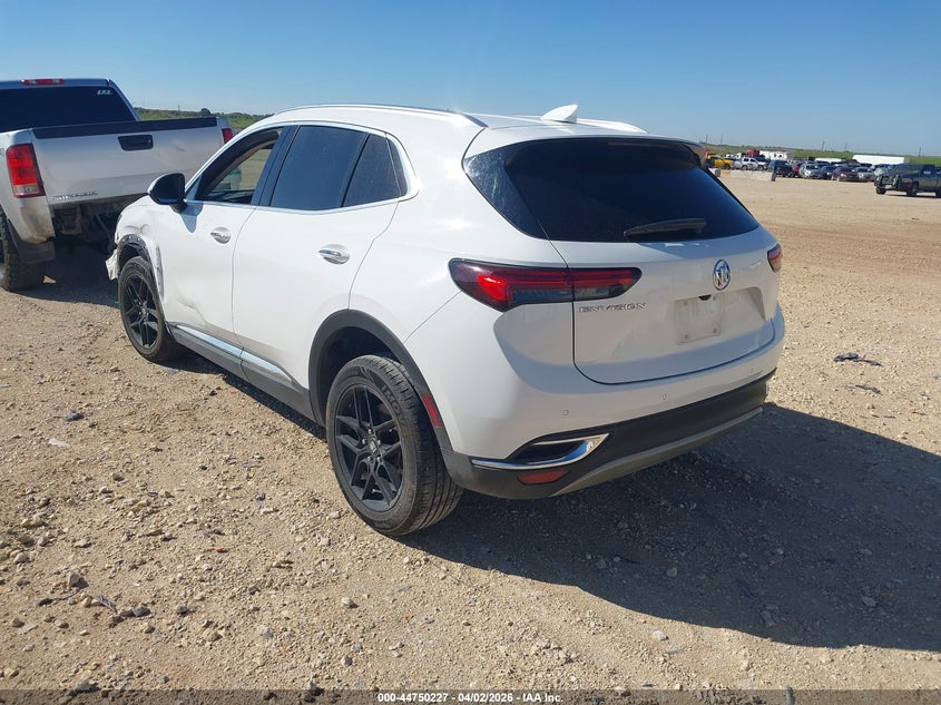 2023 Buick Envision VIN LRBFZNR47PD084371 IAAI salvage auction — SIDE, Salvage (Texas), sold $2,750 on 2026-07-31 (photo 3)