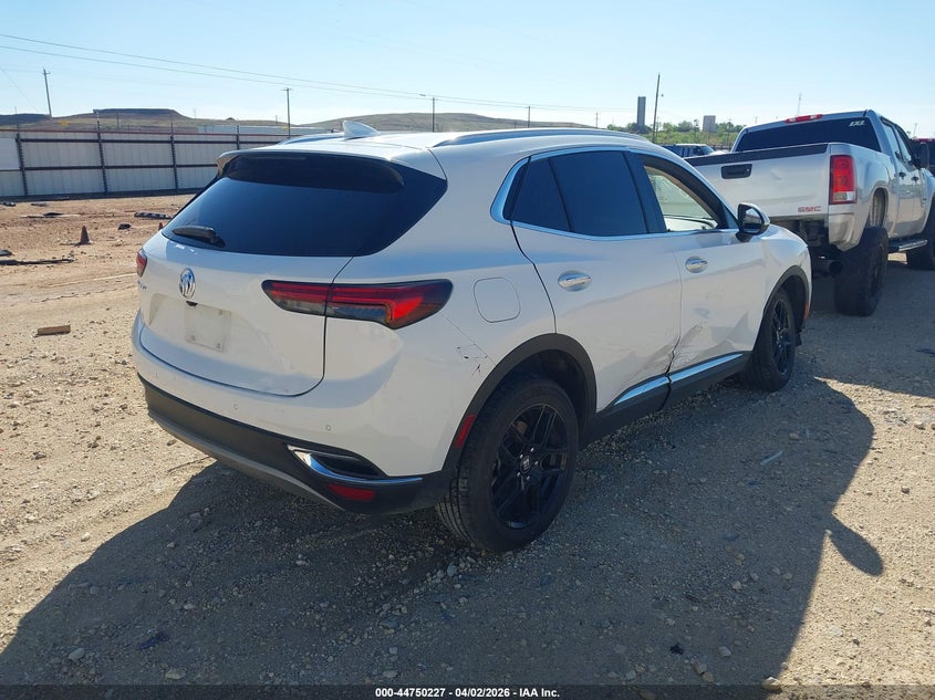 2023 Buick Envision VIN LRBFZNR47PD084371 IAAI salvage auction — SIDE, Salvage (Texas), sold $3,200 on 2026-07-31 (photo 4)