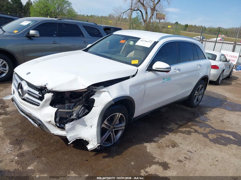 2019 Mercedes-benz Glc VIN WDC0G4JB9KV124738 IAAI salvage auction — LEFT FRONT, Clear (Oklahoma), sold $4,750 on 2026-08-01 (photo 2)