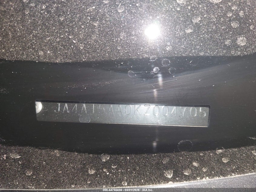 2019 Mitsubishi Eclipse cross VIN JA4AT5AA0KZ004705 IAAI salvage auction — FRONT END, Salvage (Minnesota), sold $1,475 on 2026-07-22 (photo 9)