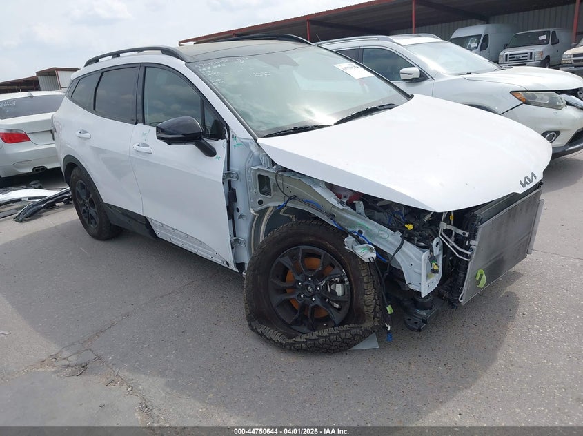 2025 Kia Sportage VIN 5XYK7CDF4SG278272 IAAI salvage auction — LEFT FRONT, Wait Title, sold $9,800 on 2026-07-09 (photo 1)