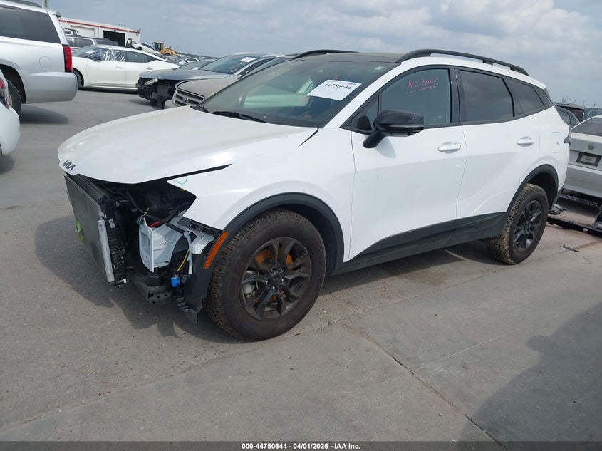 2025 Kia Sportage VIN 5XYK7CDF4SG278272 IAAI salvage auction — LEFT FRONT, Wait Title, sold $9,800 on 2026-07-09 (photo 2)