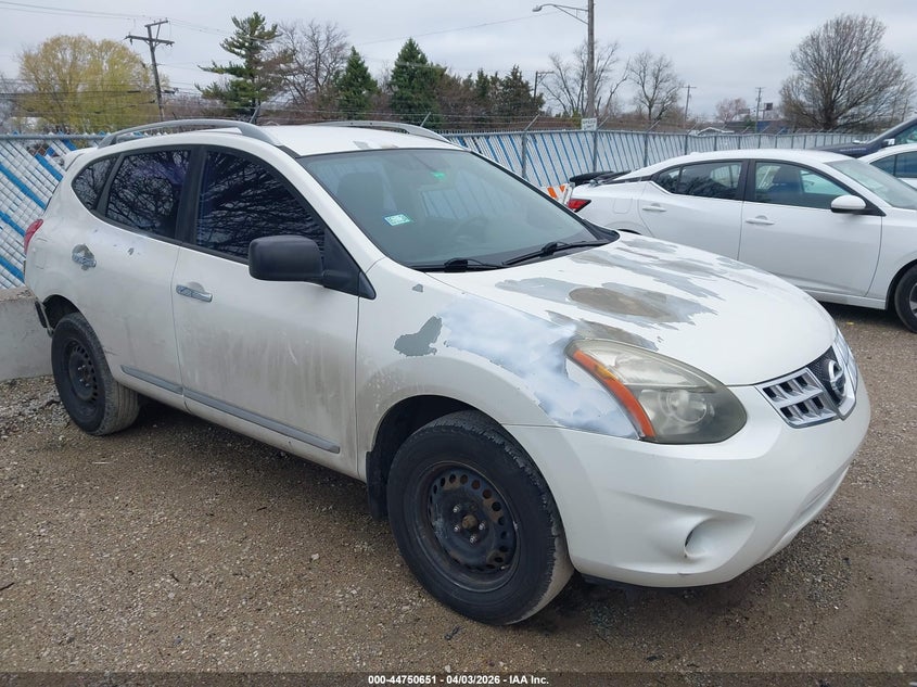 2014 Nissan Rogue VIN JN8AS5MT5EW621694 IAAI salvage auction — REAR END, Wait Title, sold $25 on 2026-07-28 (photo 1)
