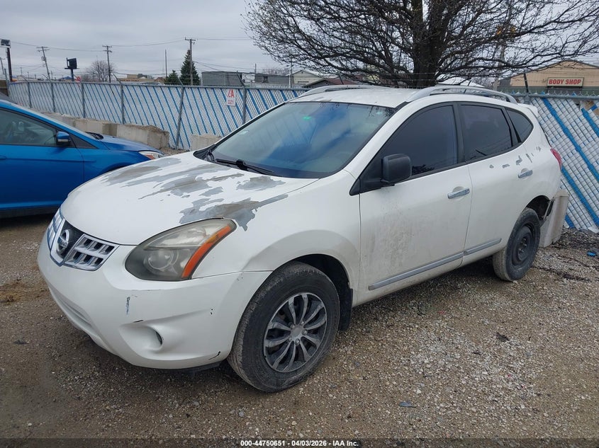 2014 Nissan Rogue VIN JN8AS5MT5EW621694 IAAI salvage auction — REAR END, Wait Title, sold $25 on 2026-07-28 (photo 2)