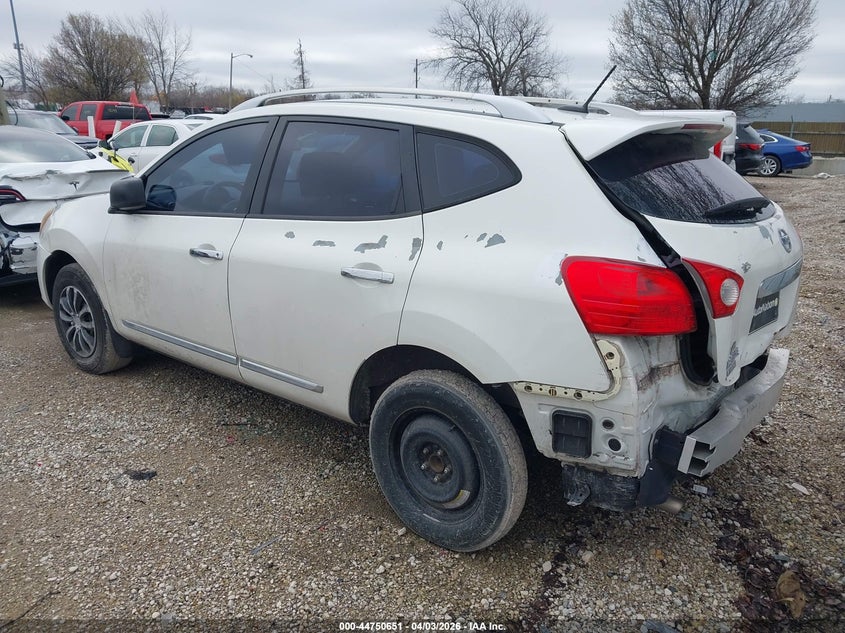 2014 Nissan Rogue VIN JN8AS5MT5EW621694 IAAI salvage auction — REAR END, Wait Title, sold $25 on 2026-07-28 (photo 3)