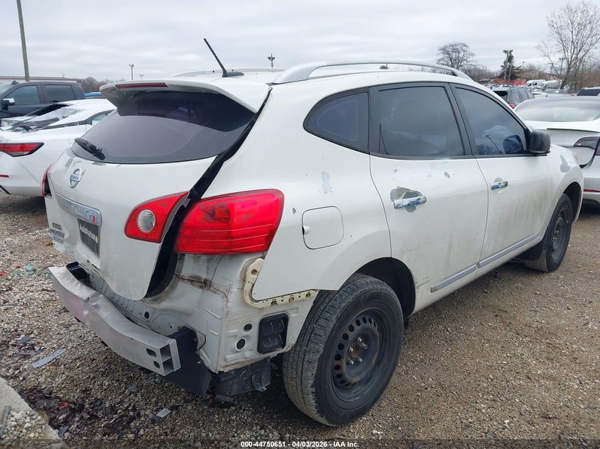 2014 Nissan Rogue VIN JN8AS5MT5EW621694 IAAI salvage auction — REAR END, Wait Title, sold $25 on 2026-07-28 (photo 4)