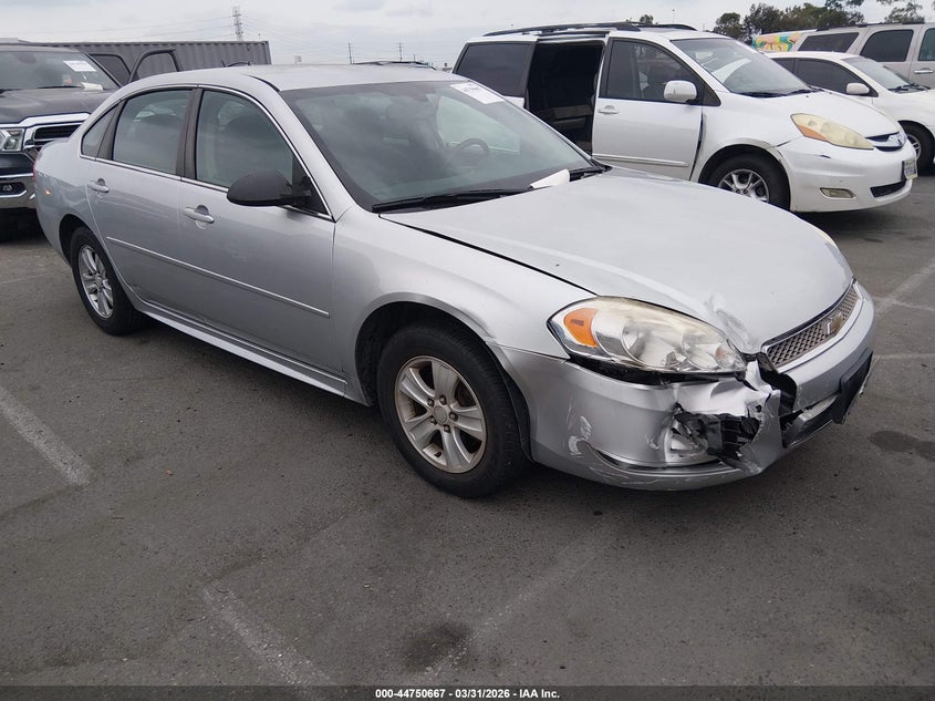 2012 Chevrolet Impala VIN 2G1WA5E39C1184153 IAAI salvage auction — RIGHT FRONT, Wait Title, sold $300 on 2026-07-09 (photo 1)