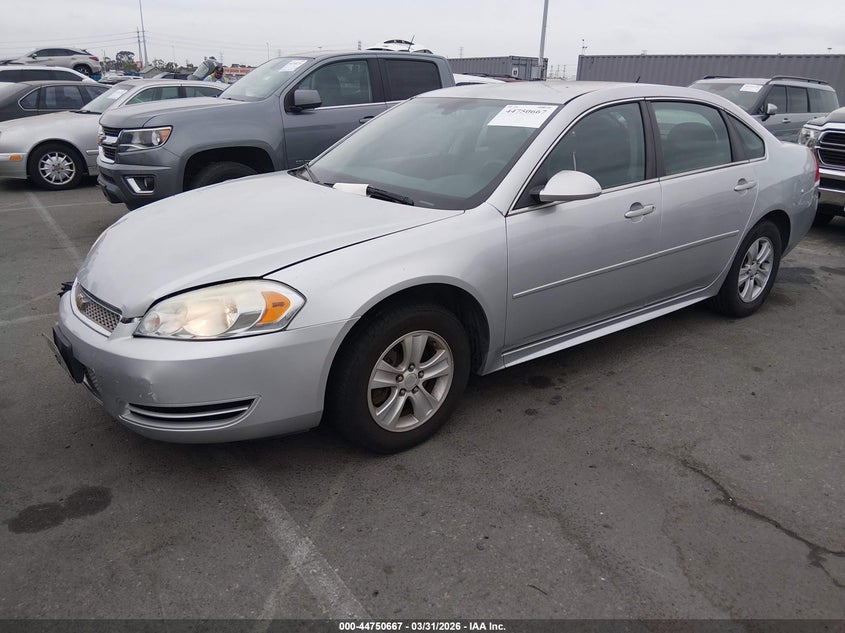 2012 Chevrolet Impala VIN 2G1WA5E39C1184153 IAAI salvage auction — RIGHT FRONT, Wait Title, sold $300 on 2026-07-09 (photo 2)