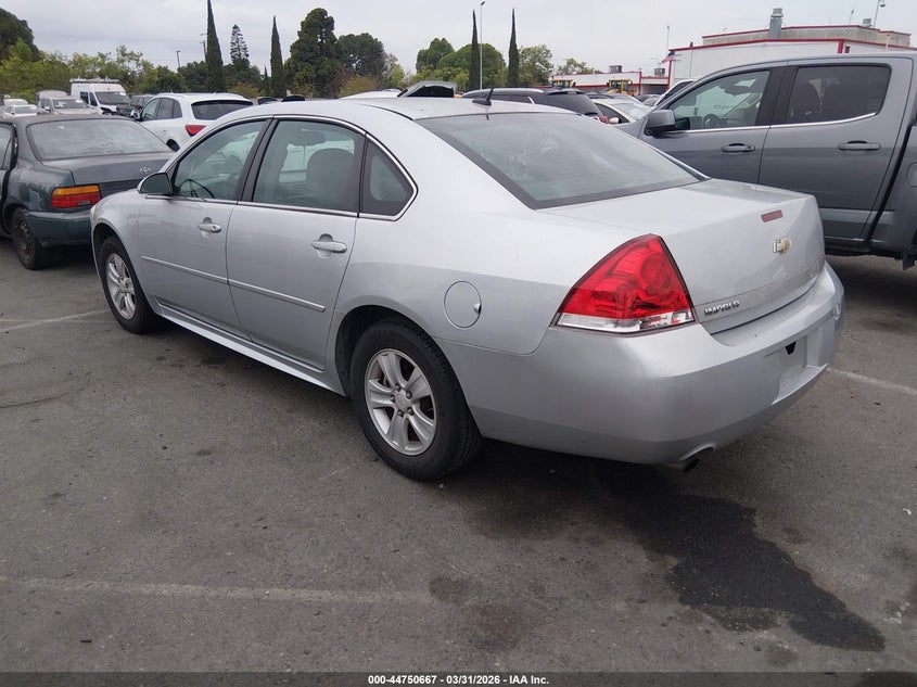 2012 Chevrolet Impala VIN 2G1WA5E39C1184153 IAAI salvage auction — RIGHT FRONT, Wait Title, sold $300 on 2026-07-09 (photo 3)