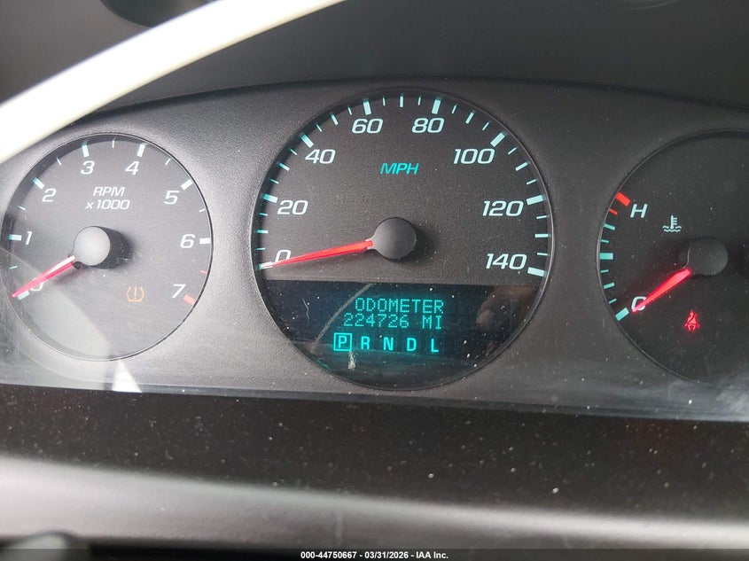 2012 Chevrolet Impala VIN 2G1WA5E39C1184153 IAAI salvage auction — RIGHT FRONT, Wait Title, sold $300 on 2026-07-09 (photo 7)
