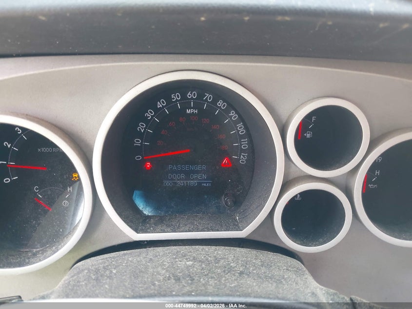 2008 Toyota Tundra VIN 5TFDV58108X079654 IAAI salvage auction — ROLLOVER, Salvage (Georgia), sold $3,300 on 2026-07-14 (photo 7)