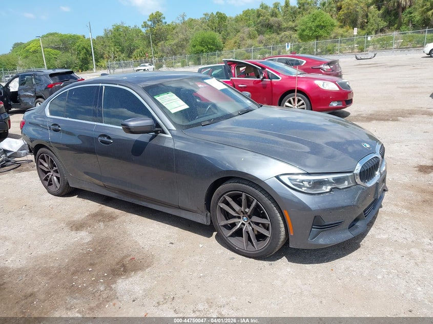 2022 BMW 3er VIN 3MW5R1J0XN8C32096 IAAI salvage auction — REAR END, Original (Texas), sold $9,600 on 2026-07-30 (photo 1)