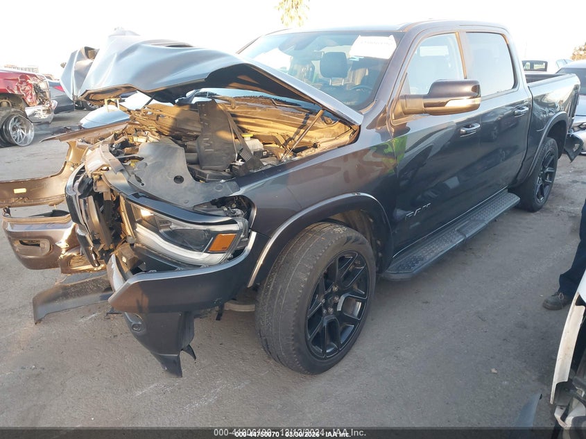 2022 Ram 1500 VIN 1C6SRFJT6NN118484 IAAI salvage auction — FRONT & REAR, Wait Title, sold $5,800 on 2026-07-22 (photo 2)