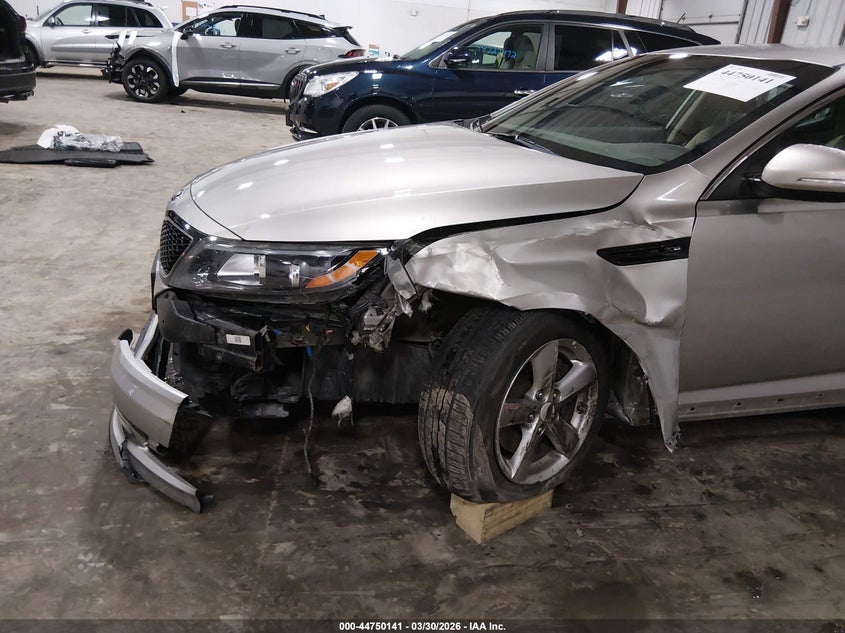 2015 Kia Optima VIN 5XXGM4A71FG448843 IAAI salvage auction — LEFT FRONT, Wait Title, sold $775 on 2026-07-14 (photo 6)