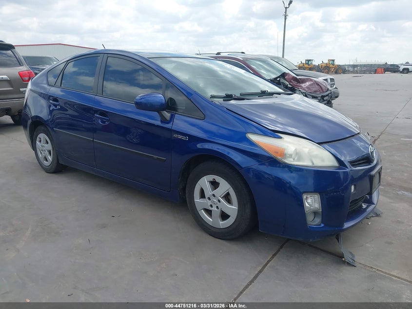 2011 Toyota Prius VIN JTDKN3DU1B5369934 IAAI salvage auction — LEFT FRONT, Original (Texas), sold $475 on 2026-07-07 (photo 1)