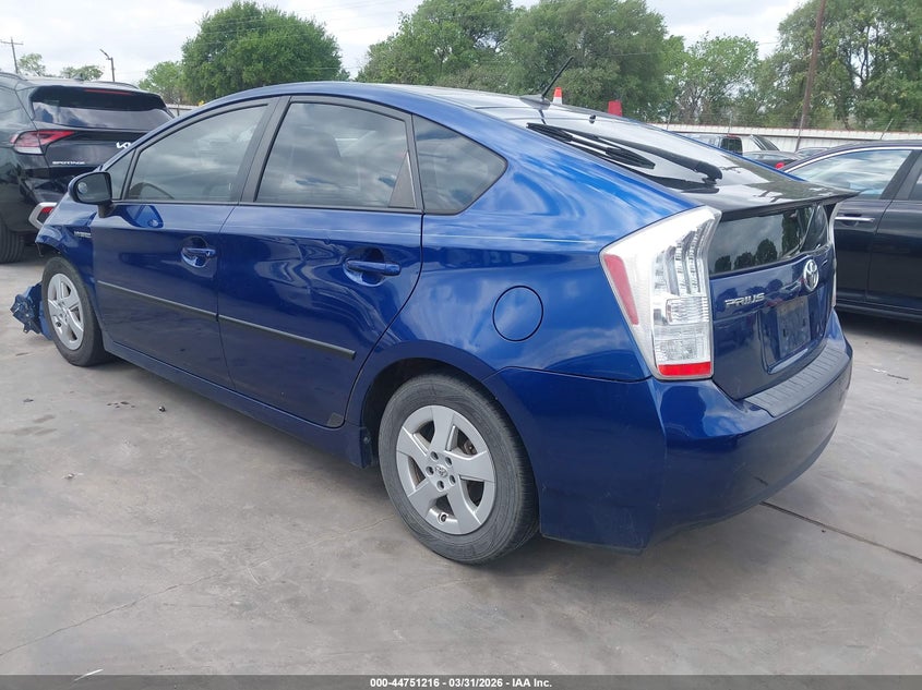 2011 Toyota Prius VIN JTDKN3DU1B5369934 IAAI salvage auction — LEFT FRONT, Original (Texas), sold $475 on 2026-07-07 (photo 3)