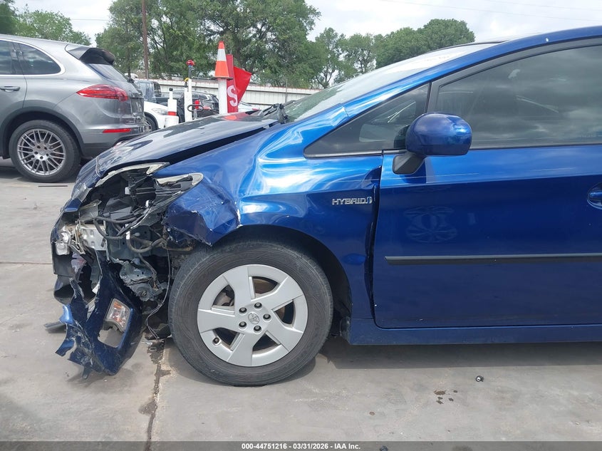 2011 Toyota Prius VIN JTDKN3DU1B5369934 IAAI salvage auction — LEFT FRONT, Original (Texas), sold $475 on 2026-07-07 (photo 6)