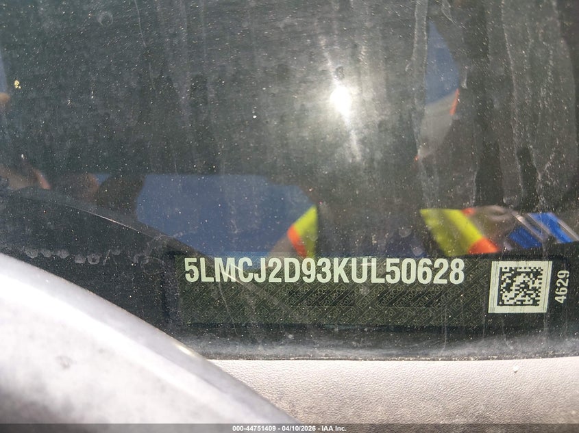 2019 Lincoln Mkc VIN 5LMCJ2D93KUL50628 IAAI salvage auction — FRONT END, Salvage Title, sold $2,100 on 2026-07-22 (photo 9)