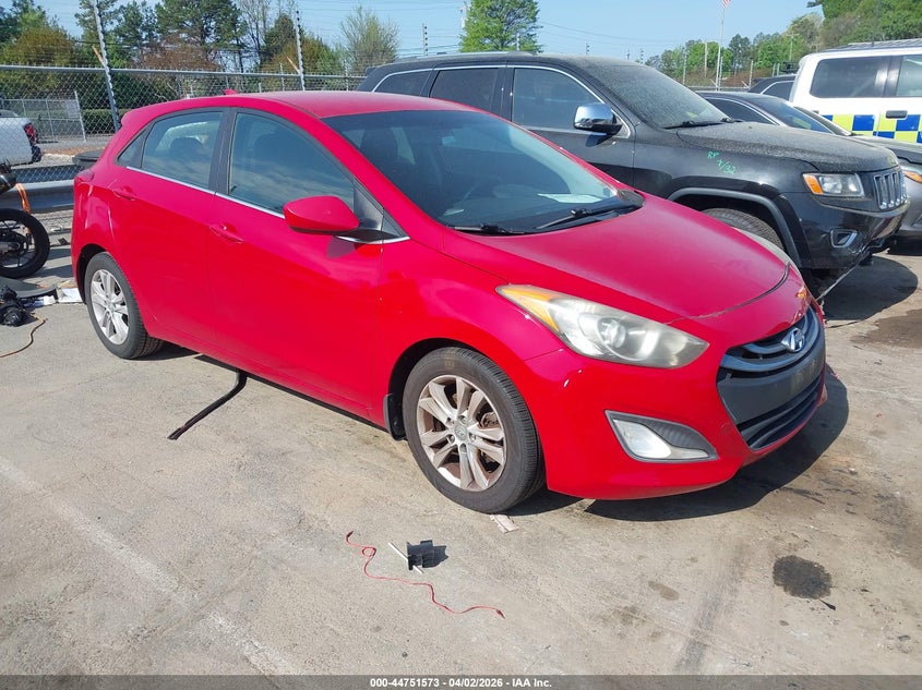 2013 Hyundai Elantra VIN KMHD35LE2DU084894 IAAI salvage auction — LEFT FRONT, Wait Title, sold $375 on 2026-07-20 (photo 1)