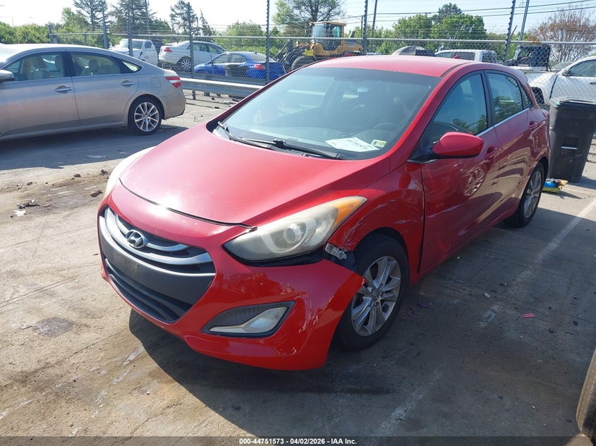2013 Hyundai Elantra VIN KMHD35LE2DU084894 IAAI salvage auction — LEFT FRONT, Wait Title, sold $375 on 2026-07-20 (photo 2)