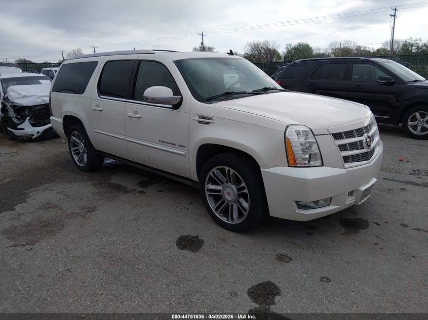 2013 Cadillac Escalade VIN 1GYS4JEF2DR297347 IAAI salvage auction — SIDE, Wait Title, sold $1,550 on 2026-07-09 (photo 1)