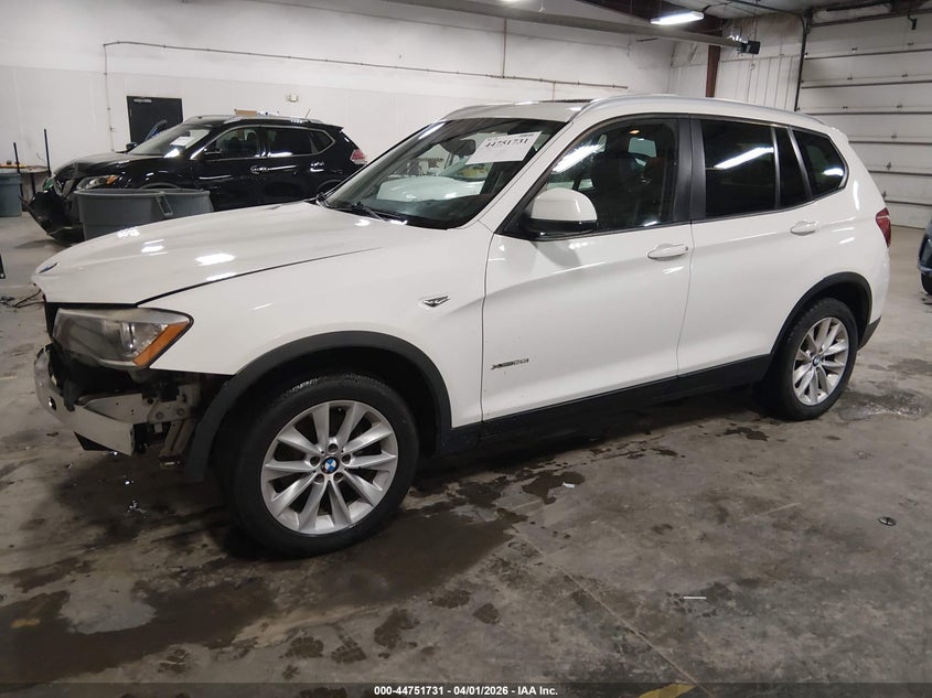 2017 BMW X3 VIN 5UXWX9C5XH0T06019 IAAI salvage auction — FRONT END, Salvage (Iowa), sold $1,000 on 2026-07-28 (photo 2)
