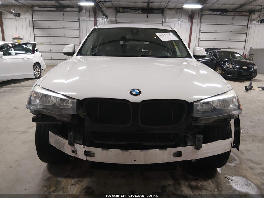 2017 BMW X3 VIN 5UXWX9C5XH0T06019 IAAI salvage auction — FRONT END, Salvage (Iowa), sold $1,000 on 2026-07-28 (photo 6)