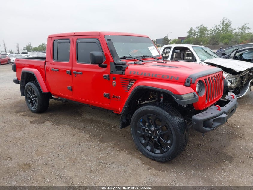 2022 Jeep Gladiator VIN 1C6JJTBG9NL108868 IAAI salvage auction — UNKNOWN, Wait Title, sold $19,350 on 2026-07-29 (photo 1)