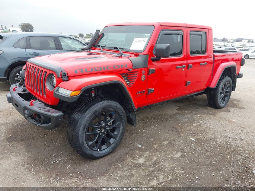 2022 Jeep Gladiator VIN 1C6JJTBG9NL108868 IAAI salvage auction — UNKNOWN, Wait Title, sold $19,350 on 2026-07-29 (photo 2)