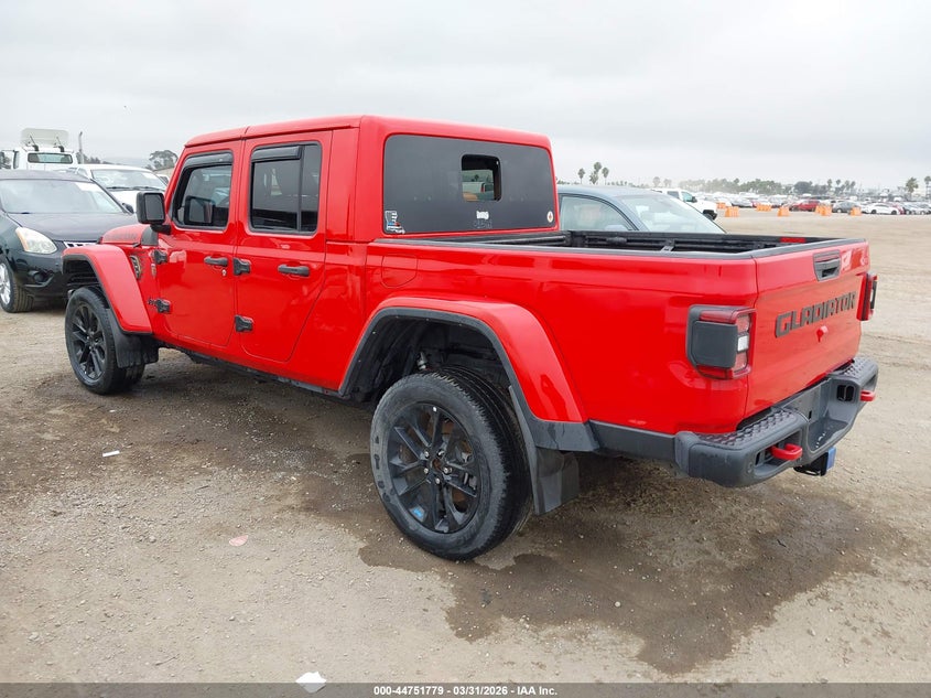 2022 Jeep Gladiator VIN 1C6JJTBG9NL108868 IAAI salvage auction — UNKNOWN, Wait Title, sold $19,350 on 2026-07-29 (photo 3)