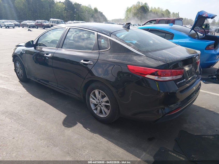 2016 Kia Optima VIN 5XXGT4L38GG100827 IAAI salvage auction — FRONT END, Wait Title, sold $750 on 2026-07-08 (photo 3)
