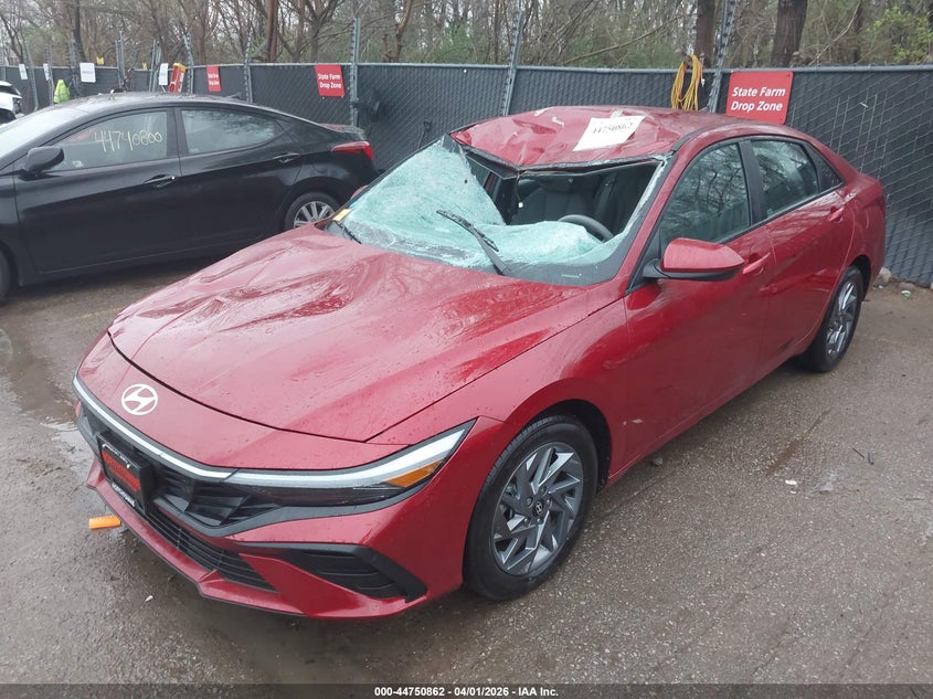 2024 Hyundai Elantra VIN KMHLM4DG8RU681638 IAAI salvage auction — ROOF, Salvage (Missouri), sold $3,550 on 2026-07-08 (photo 2)