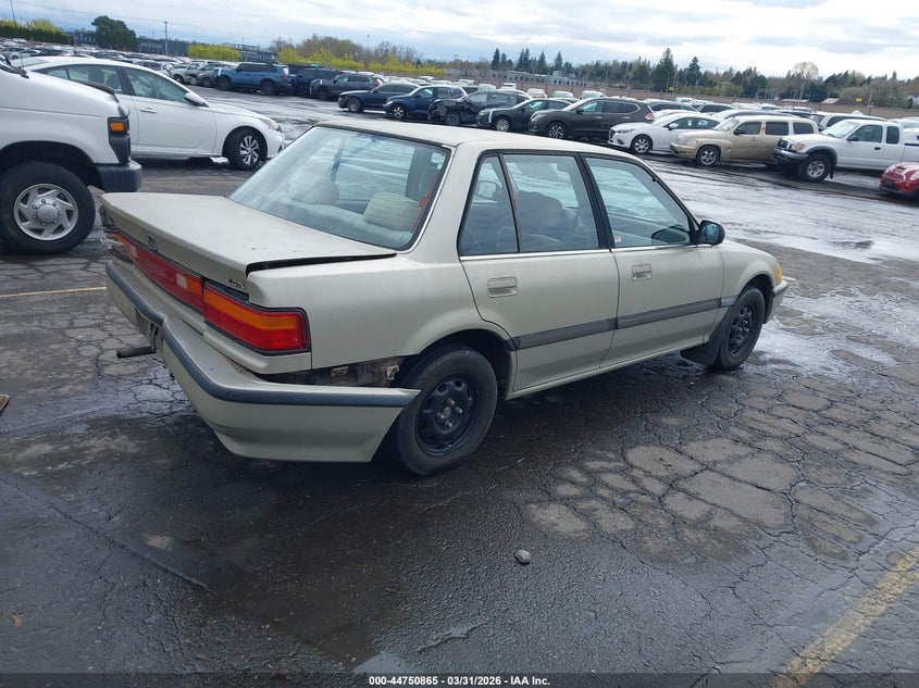 1991 Honda Civic VIN JHMED3659MS011506 IAAI salvage auction — REAR END, Salvage (Oregon), sold $25 on 2026-07-30 (photo 4)