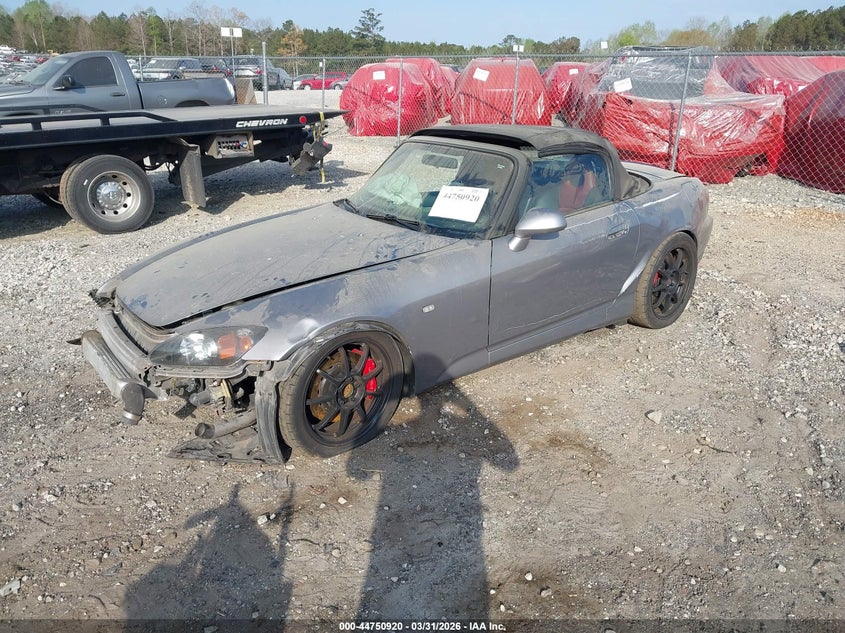 2004 Honda S2000 VIN JHMAP21474T002361 IAAI salvage auction — FRONT END, Salvage (Georgia), sold $8,800 on 2026-07-16 (photo 2)