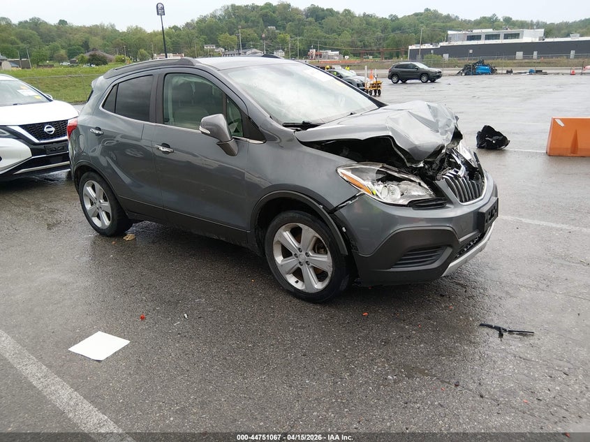 2015 Buick Encore VIN KL4CJASB1FB193250 IAAI salvage auction — FRONT END, Wait Title, sold $400 on 2026-07-07 (photo 1)