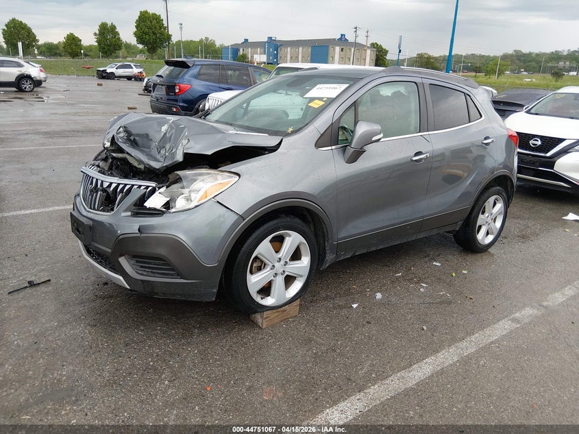 2015 Buick Encore VIN KL4CJASB1FB193250 IAAI salvage auction — FRONT END, Wait Title, sold $400 on 2026-07-07 (photo 2)