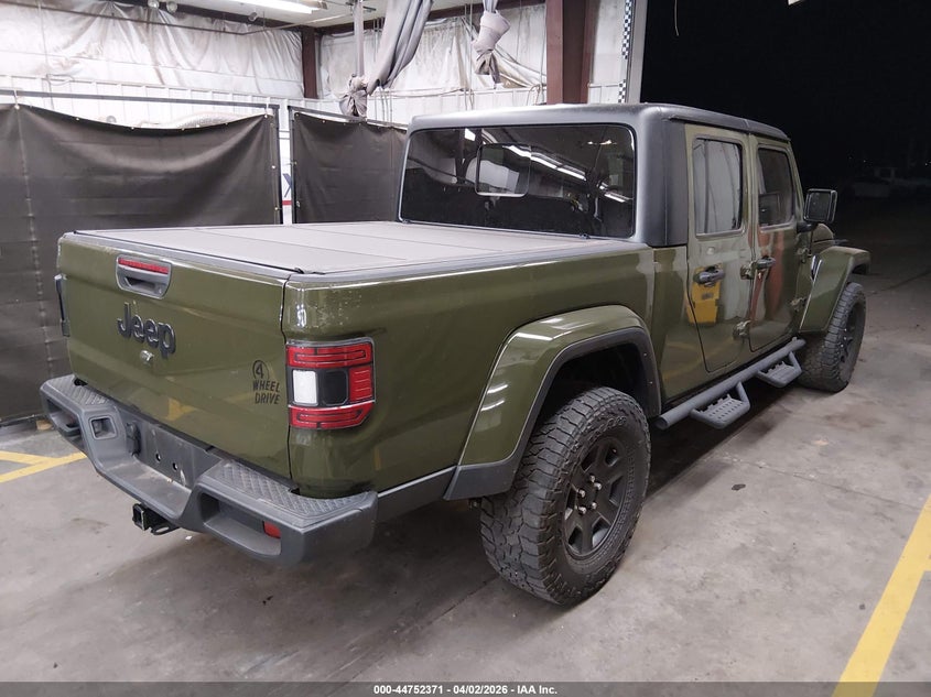 2021 Jeep Gladiator VIN 1C6HJTAG8ML618840 IAAI salvage auction — FRONT END, Wait Title, sold $15,100 on 2026-07-12 (photo 4)