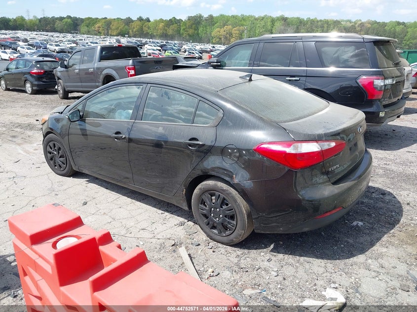 2016 Kia Forte VIN KNAFX4A67G5541394 IAAI salvage auction — FRONT END, Salvage (Georgia), sold $450 on 2026-08-02 (photo 3)