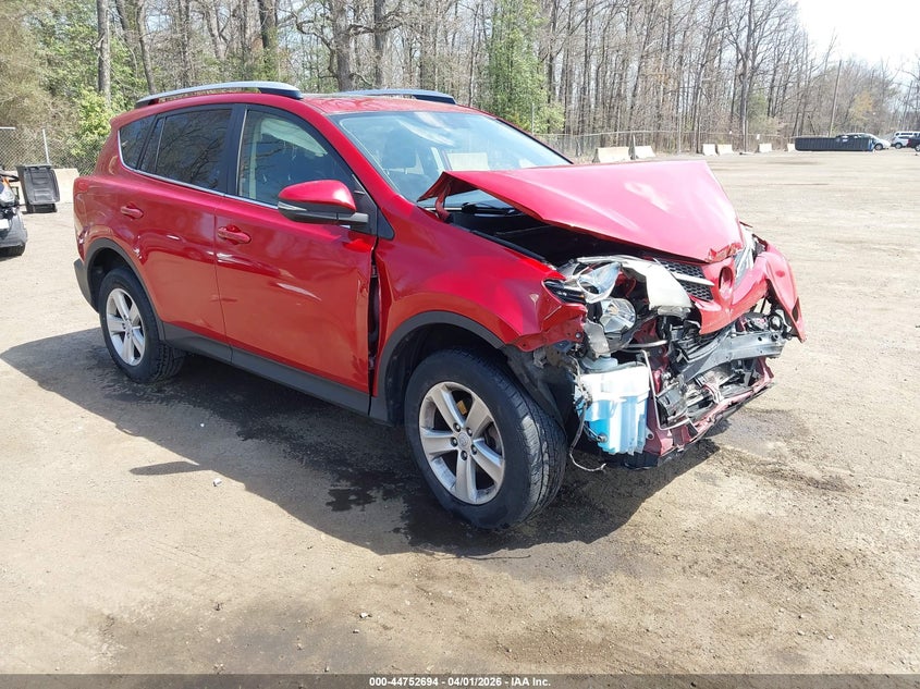 2014 Toyota Rav 4 VIN JTMWFREV8EJ022573 IAAI salvage auction — FRONT END, Wait Title, sold $2,400 on 2026-07-08 (photo 1)