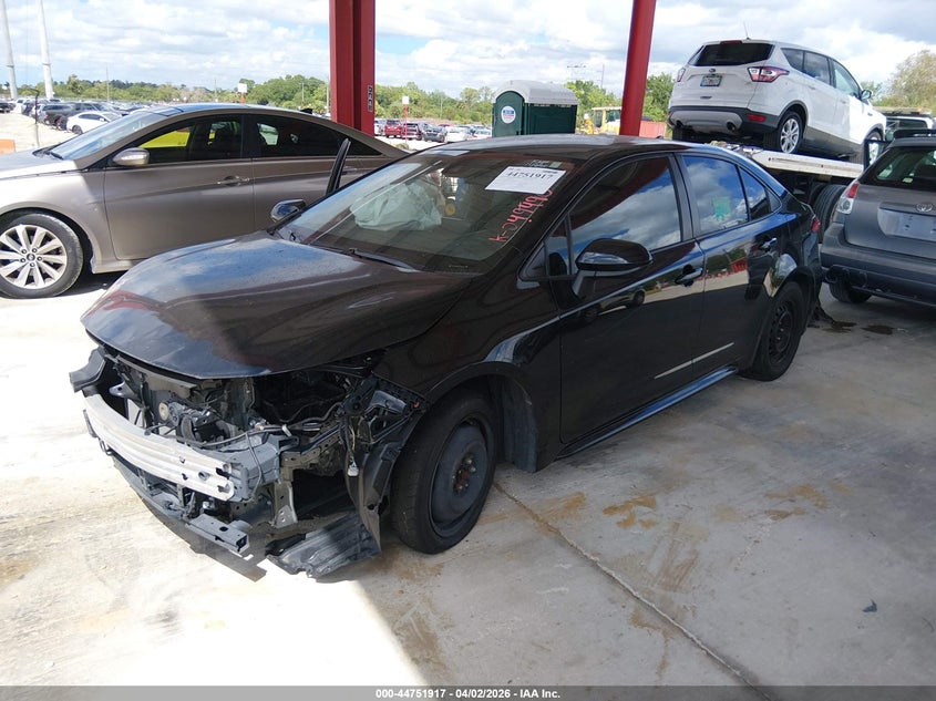 2022 Toyota Corolla VIN JTDEAMDE9NJ049490 IAAI salvage auction — FRONT END, Wait Title, sold $25 on 2026-07-21 (photo 2)