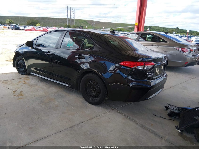 2022 Toyota Corolla VIN JTDEAMDE9NJ049490 IAAI salvage auction — FRONT END, Wait Title, sold $25 on 2026-07-21 (photo 3)