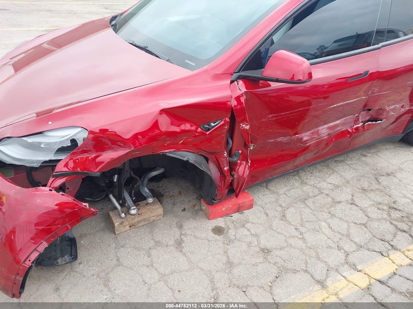 2024 Tesla Model y VIN 7SAYGDEF9RF160544 IAAI salvage auction — LEFT FRONT, Wait Title, sold $13,750 on 2026-07-15 (photo 6)