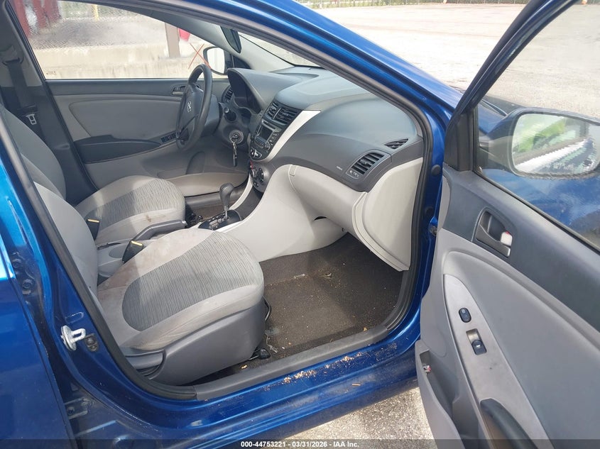 2016 Hyundai Accent VIN KMHCT4AE7GU983473 IAAI salvage auction — FRONT & REAR, Salvage (Texas), sold $700 on 2026-07-13 (photo 5)