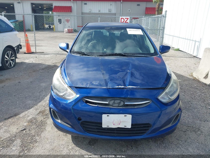 2016 Hyundai Accent VIN KMHCT4AE7GU983473 IAAI salvage auction — FRONT & REAR, Salvage (Texas), sold $700 on 2026-07-13 (photo 6)