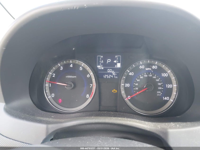 2016 Hyundai Accent VIN KMHCT4AE7GU983473 IAAI salvage auction — FRONT & REAR, Salvage (Texas), sold $700 on 2026-07-13 (photo 7)